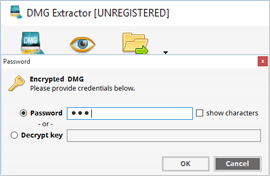 How to read an encrypted dmg on windows 7